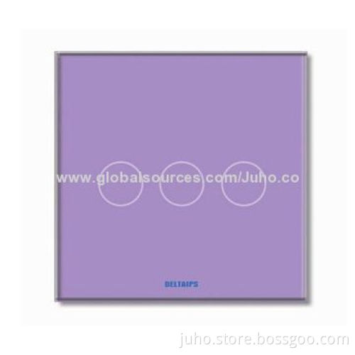 Crystal Tempered Glass Light Switch with Touch Functions